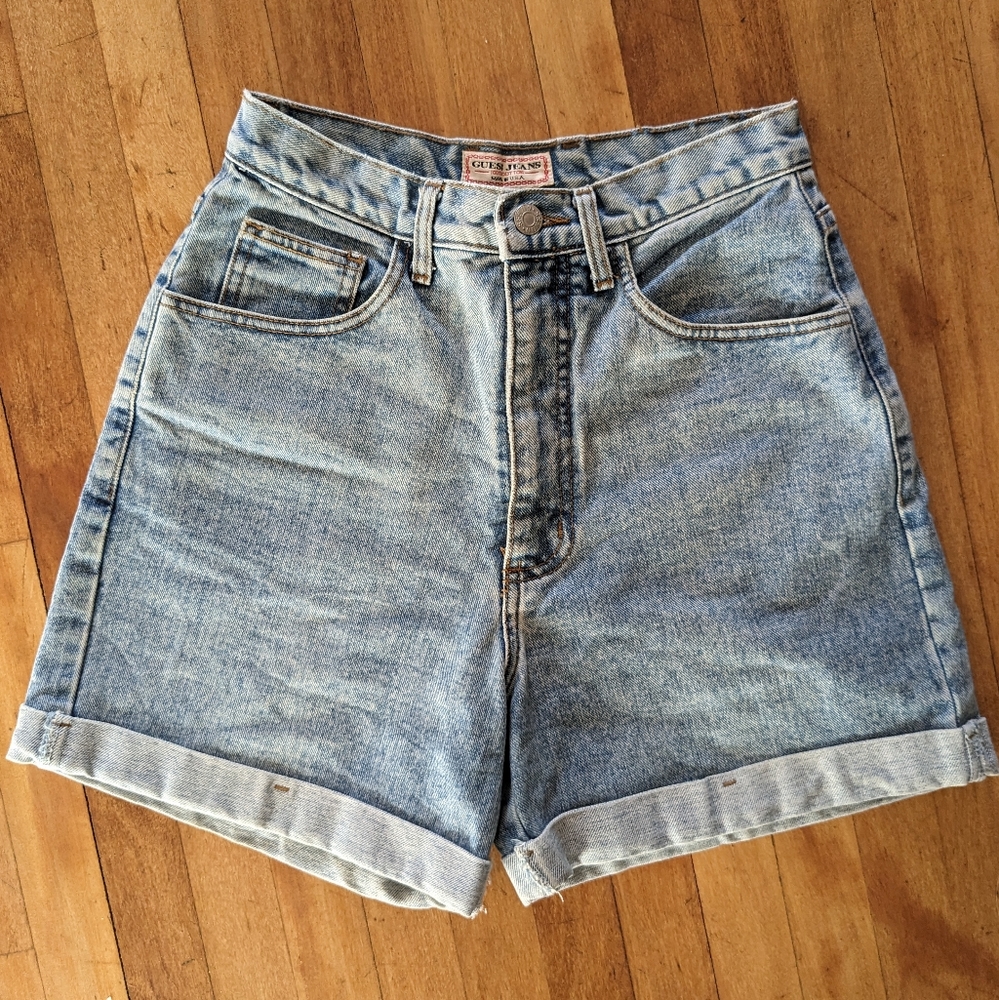Vintage Guess denim jean shorts